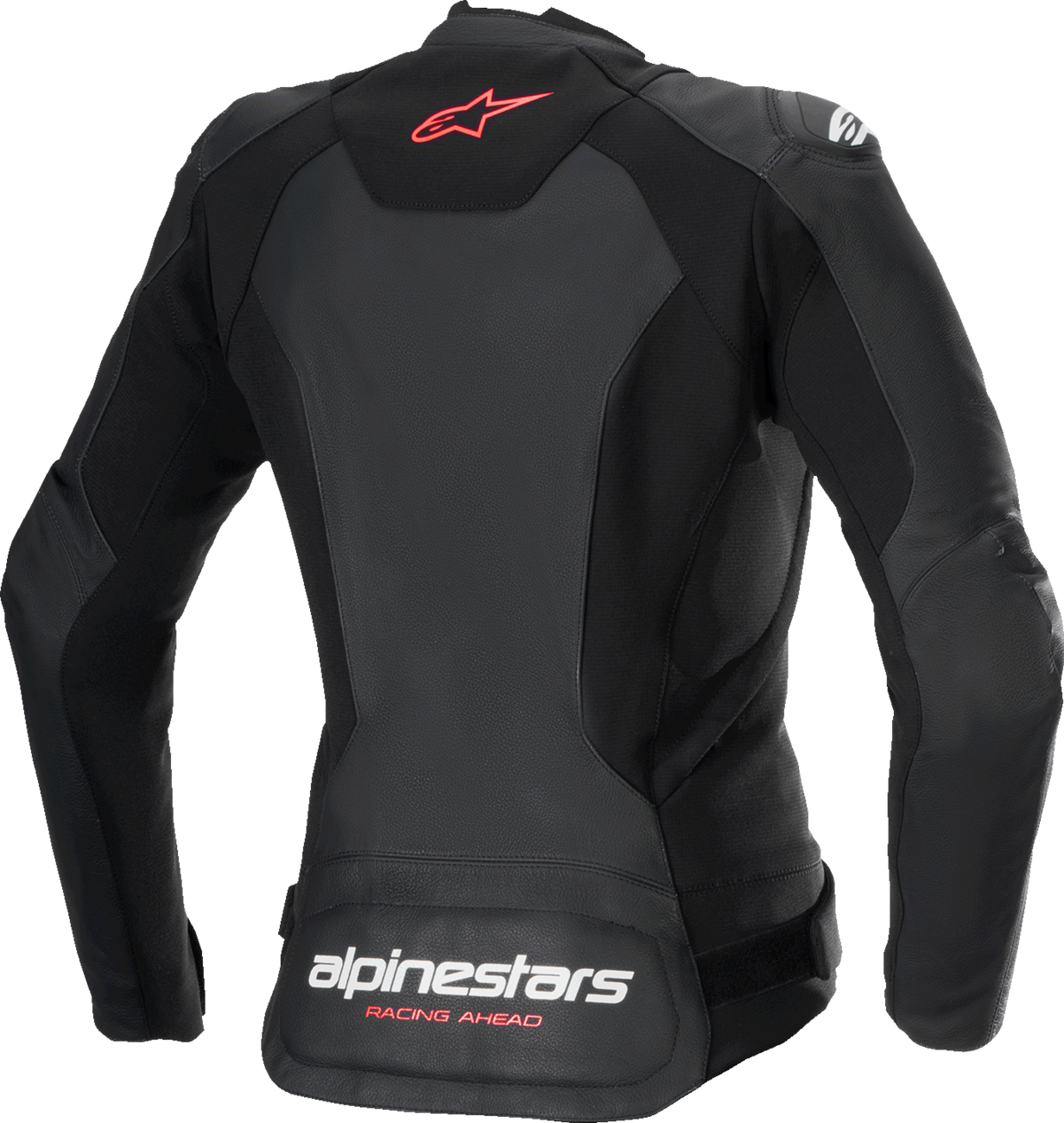 ALPINESTARS Stella Faster v3 Leather Jacket - Black/White Fluo/Coral - US 4 / EU 40 3113625-1781-40