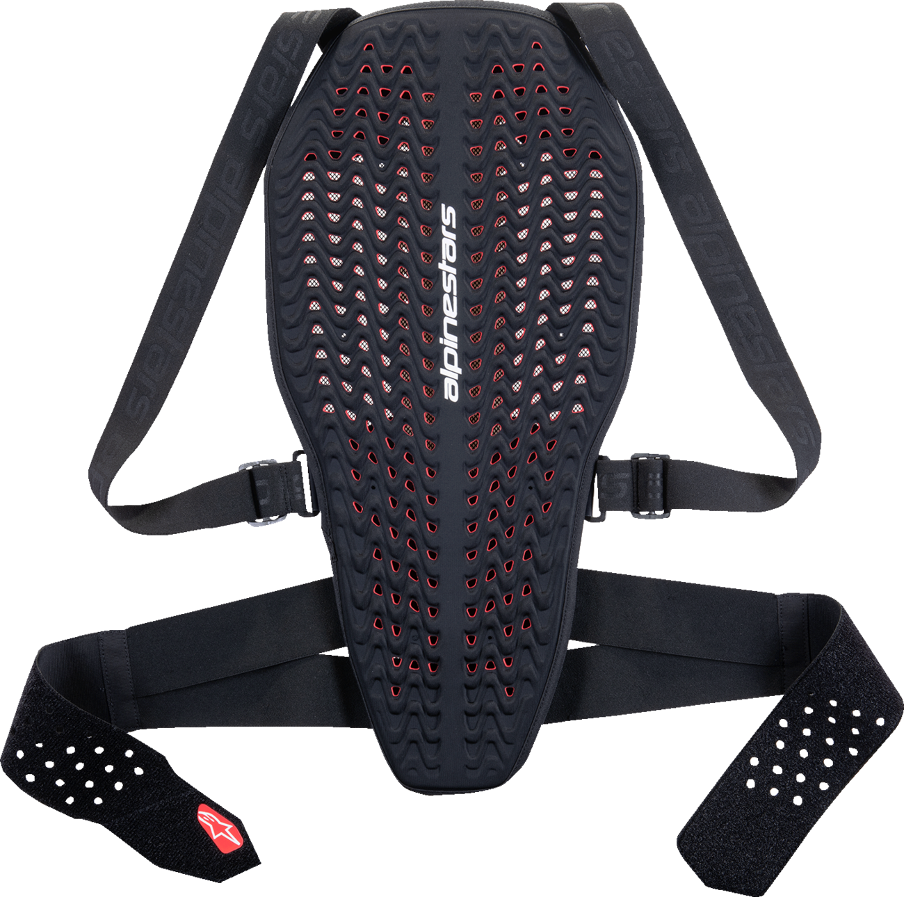 ALPINESTARS Nucleon Plasma Back Protector - Black/White/Red - Large 6504325-123-L
