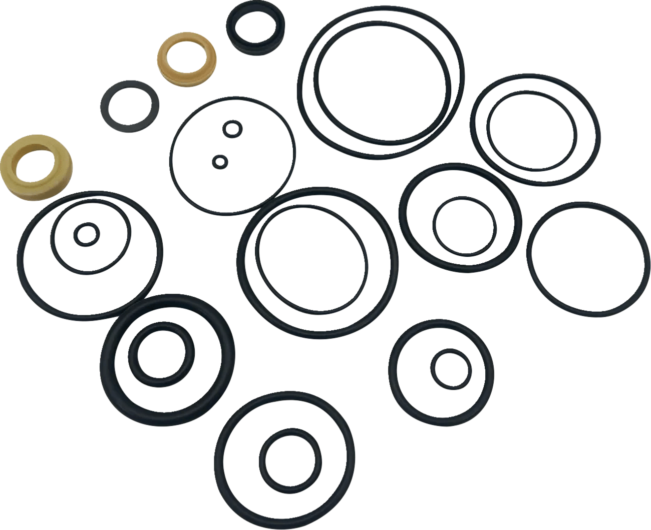 HYGEAR SUSPENSION Shock Service Kit for Fox 29-03-023-R - 0.625 inch Shaft, 1.50 to 2.0 inch Body, 2.0 inch Reservoir