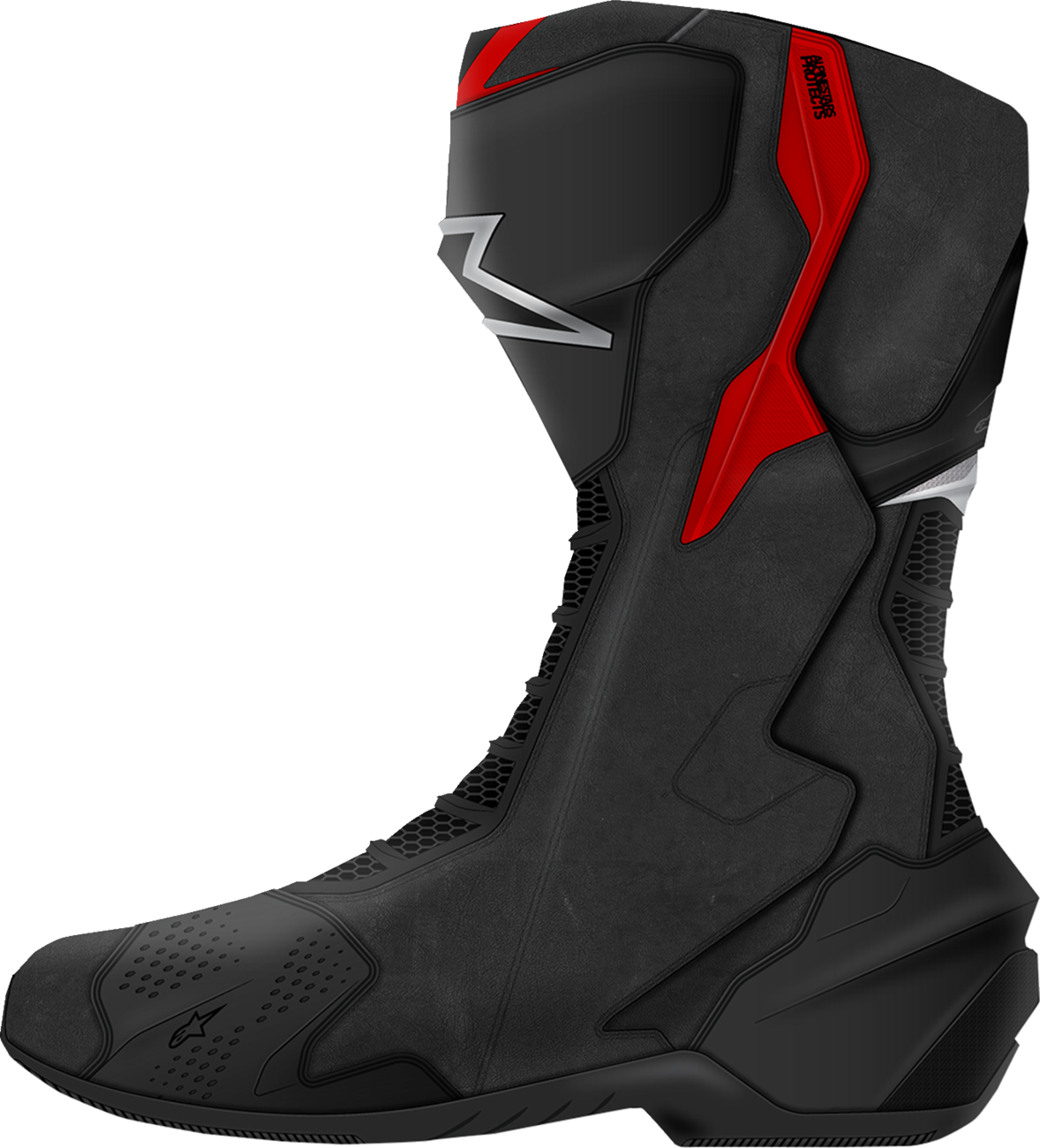 ALPINESTARS SMX-6 V3 Boots - Black/Silver/Red - US 10.5/EU 45 2223025-199-45