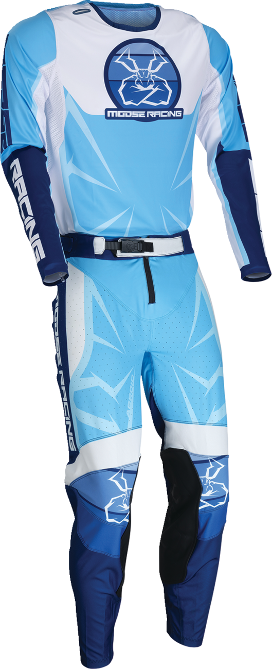 MOOSE OFFROAD Agroid Jersey - Blue/White - 2XL 2910-8135