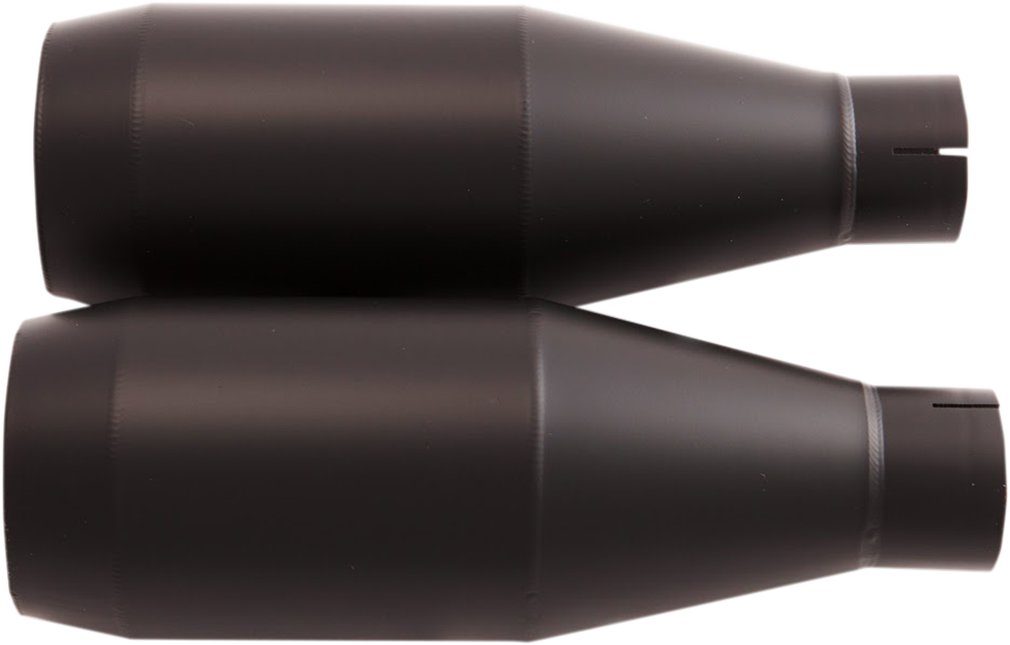 TRASK Slip-On Mufflers - Black - Scout TM-3042BK