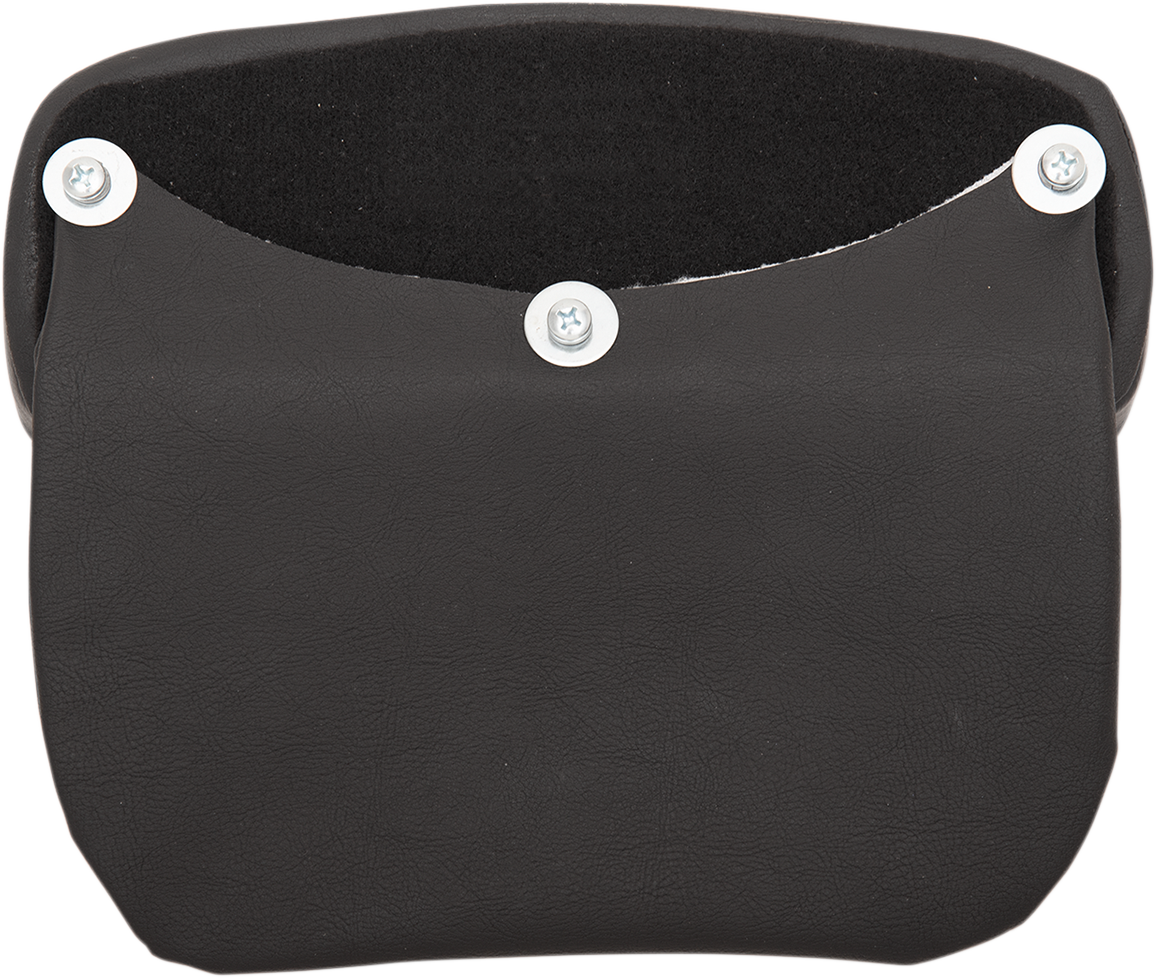 DRAG SPECIALTIES SEATS Chopped Tour-Pak Pad - Solar Leather - Smooth - 1-3/4" Thick 0822-0390