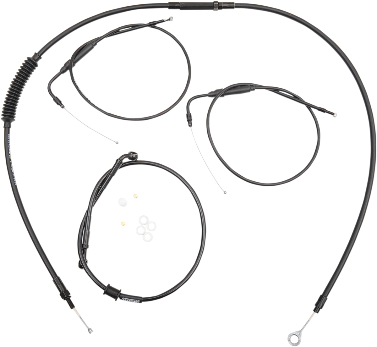BURLY BRAND Handlebar Cable and Brake Line Kit for Clubman Handlebars - '07-'22 XL B30-1099
