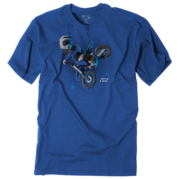 Factory Effex FX Moto Kids Blue Youth T-Shirt (XL) - Comfortable and Durable Ride Wear