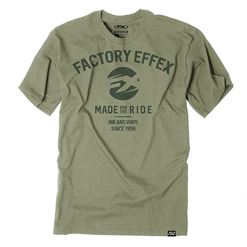 Factory Effex FX Billboard T-Shirt in Light Olive – Comfortable Motorcycle Apparel