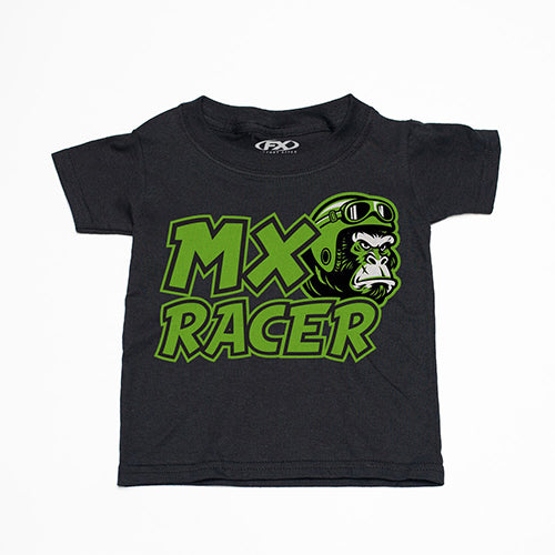 Factory Effex Kawasaki MX Racer Toddler T-Shirt in Black (Size 4T)