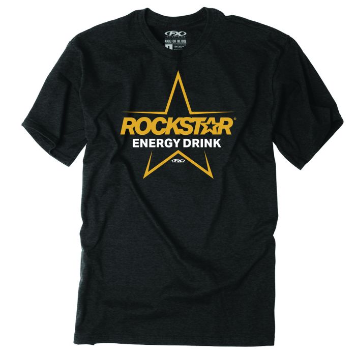 Factory Effex Rockstar Burst T-Shirt in Black - Size M