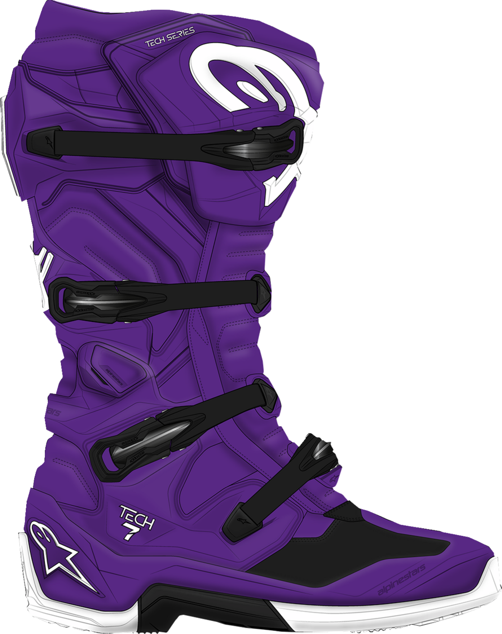 ALPINESTARS Tech 7 Boots - Purple - US 10 / EU 44.5 2012025-38-10