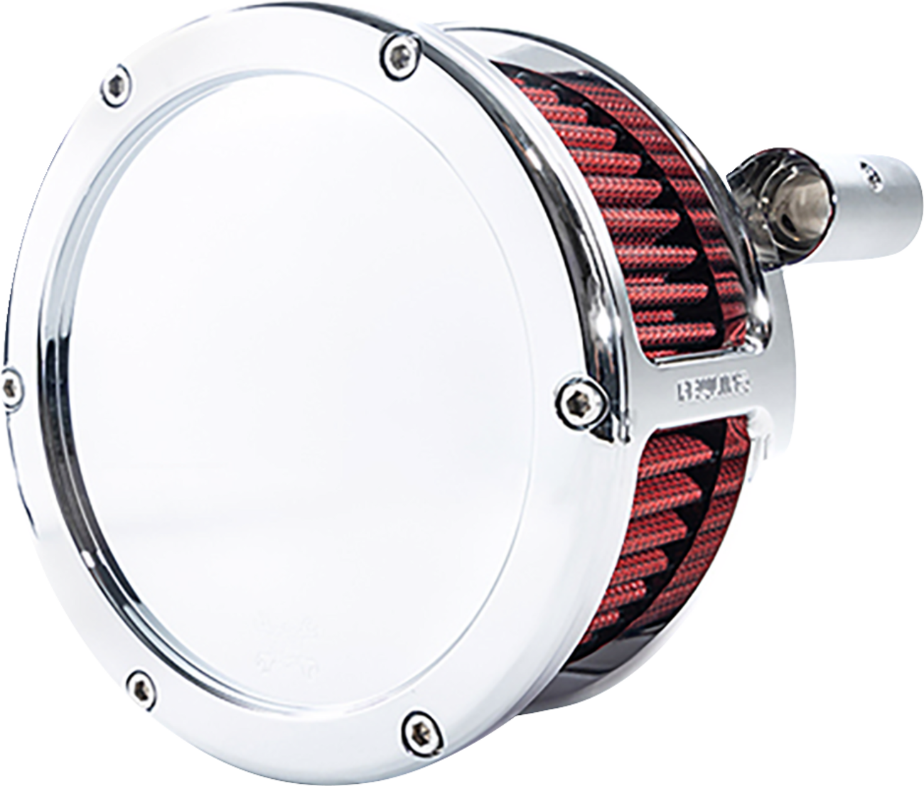 FEULING PARTS BA Air Cleaner Kit - Chrome with Red Filter - Twin Cam 5447