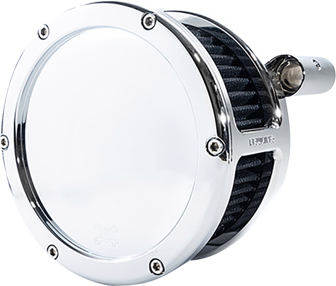 FEULING PARTS BA Air Cleaner Kit - Chrome with Black Filter - Twin Cam 5547