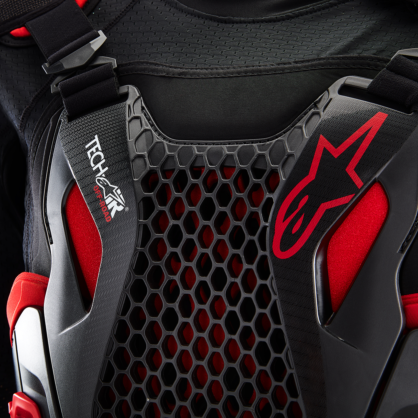 ALPINESTARS TECH-AIR Tech-Air® v2 Off-Road System - Black/Red - Large 6507123-13F-L