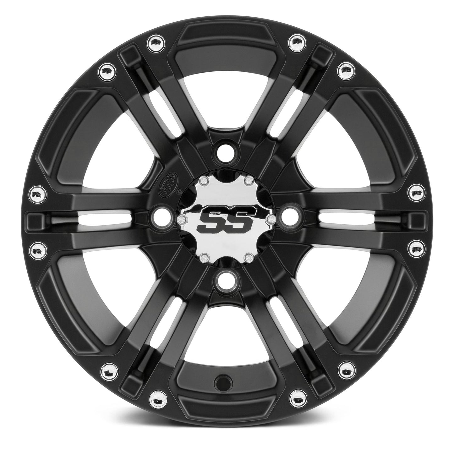 ITP SS Alloy SS212 14x8 Black Wheel - Part Number 1422235536B