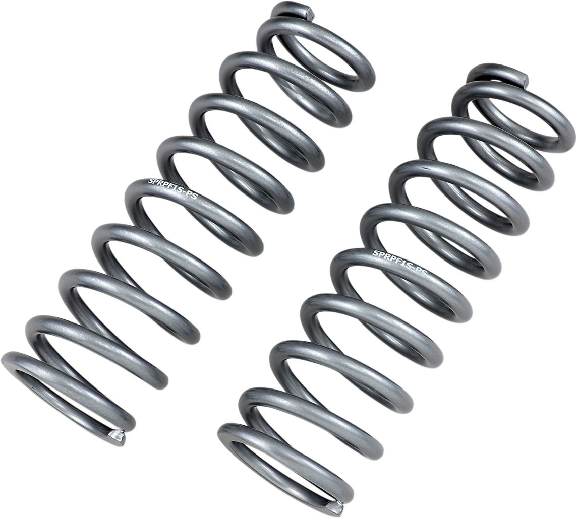 HIGH LIFTER Front Shock Springs - Silver 79-13807 - Enhanced Load Capacity and Ride Comfort