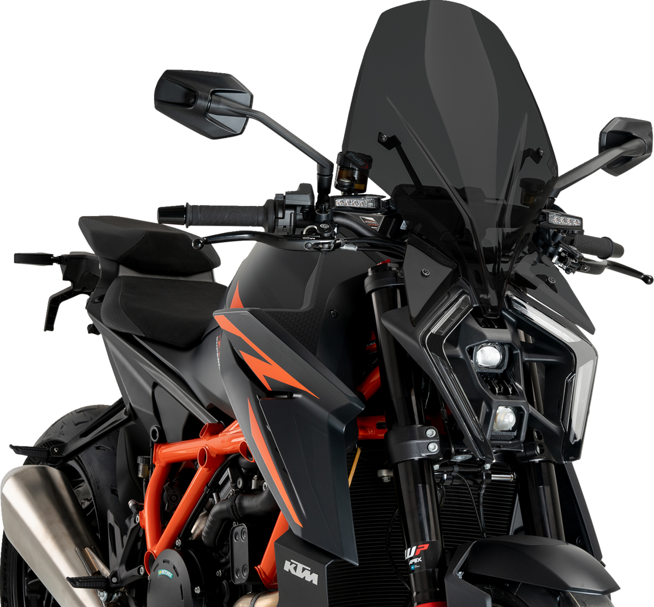 PUIG HI-TECH PARTS New Generation Windscreen - Dark Smoke - 1390 Super Duke 21907F