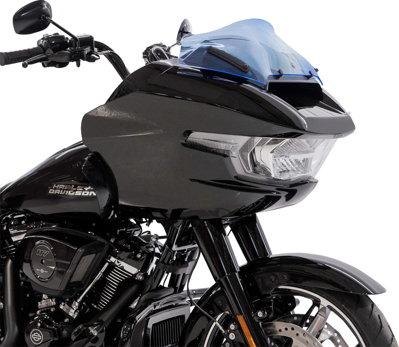 KLOCK WERKS Ice Flare® Windshield - 8" - Blue Ice - '23-'25 FLTRX KWW-01-0754