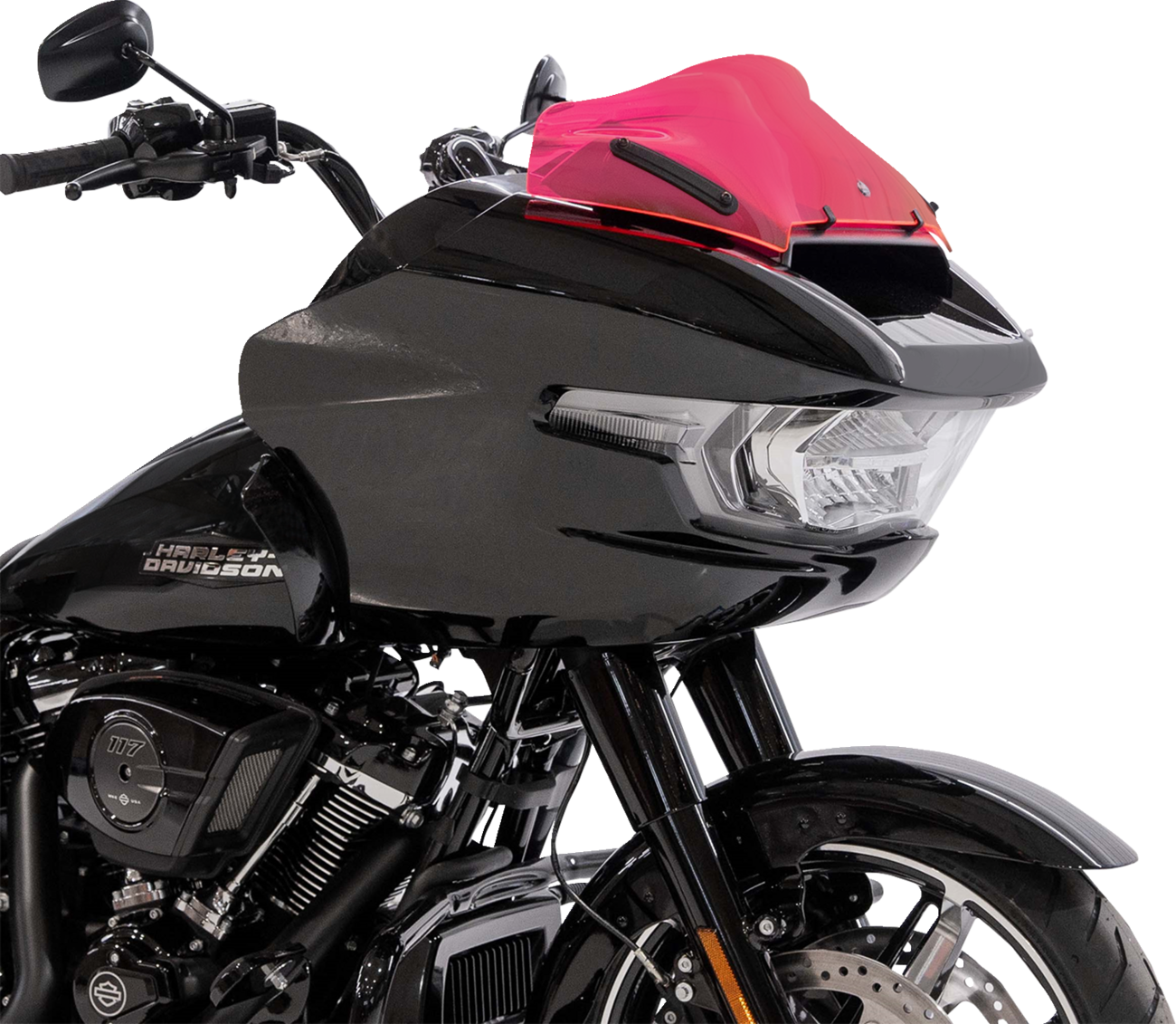KLOCK WERKS Ice Flare® Windshield - 10" - Pink Ice - '23-'25 FLTRX KWW-01-0750