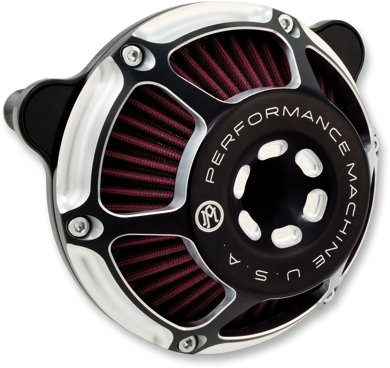 PERFORMANCE MACHINE (PM) Max HP Air Cleaner Kit - Contrast Cut™ 0206-2164-BM