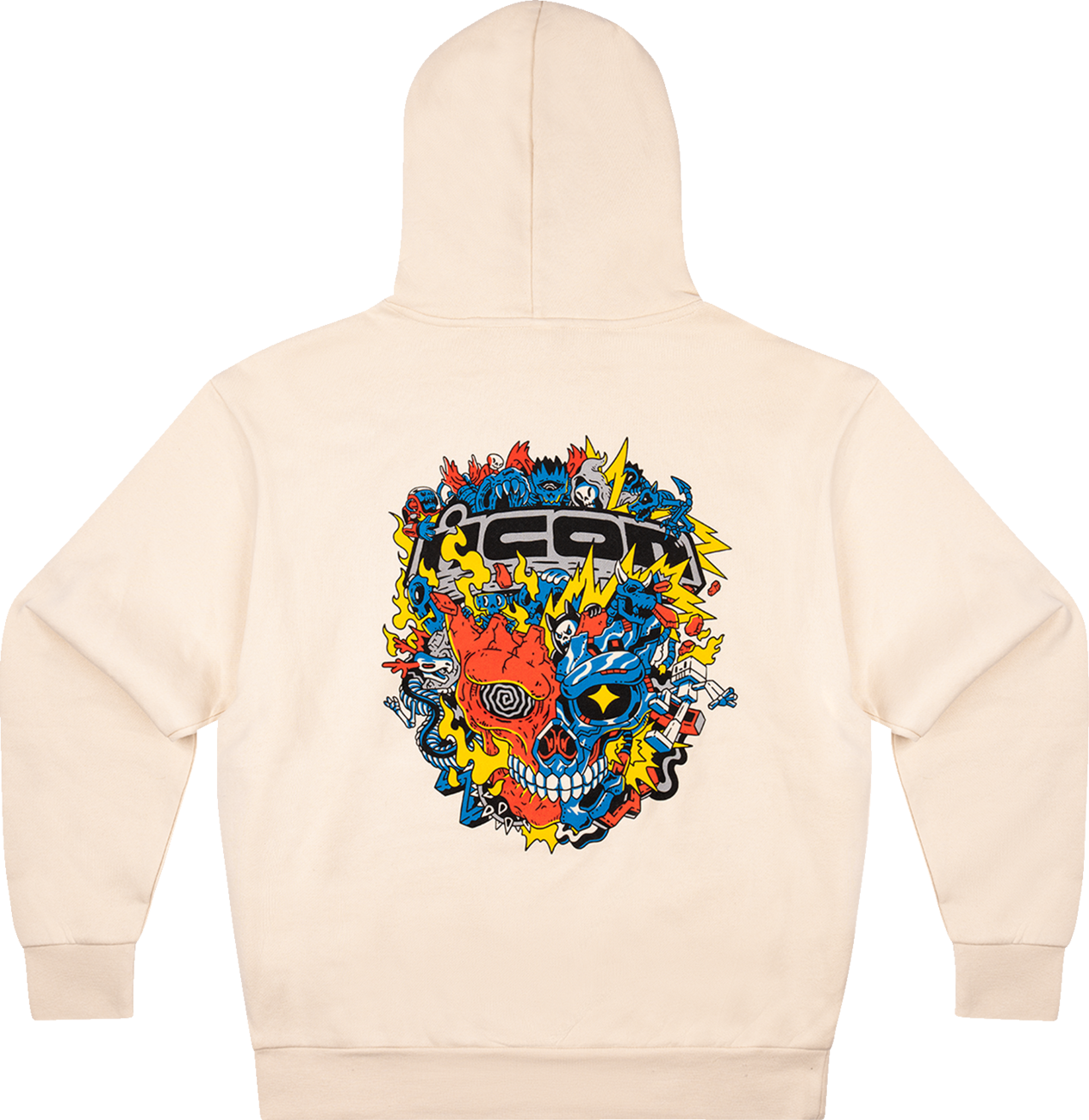 ICON ReDoodle™ Hoodie - Ivory - 2XL 3050-7043