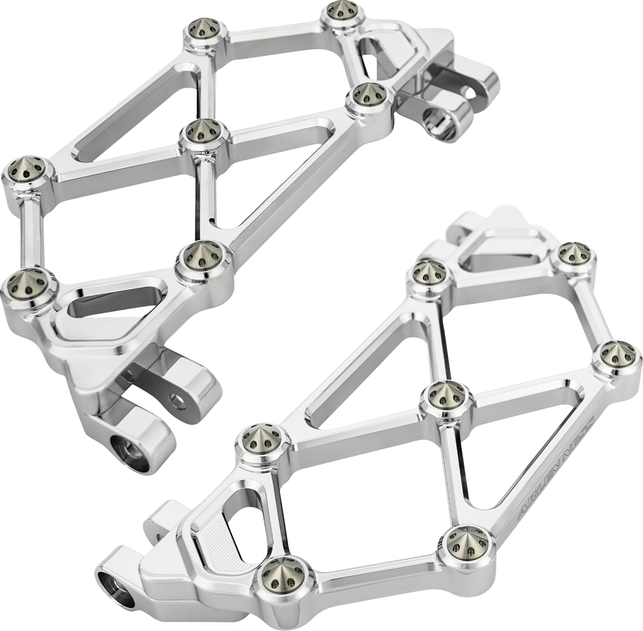 ARLEN NESS Mini Diamond Floorboards - Driver - Chrome - FL 410-046