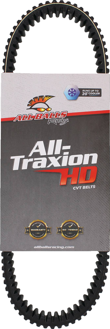 ALL BALLS All Traxion CVT Belt 25-9025 for Ranger 570/1000 — Heavy-Duty Performance
