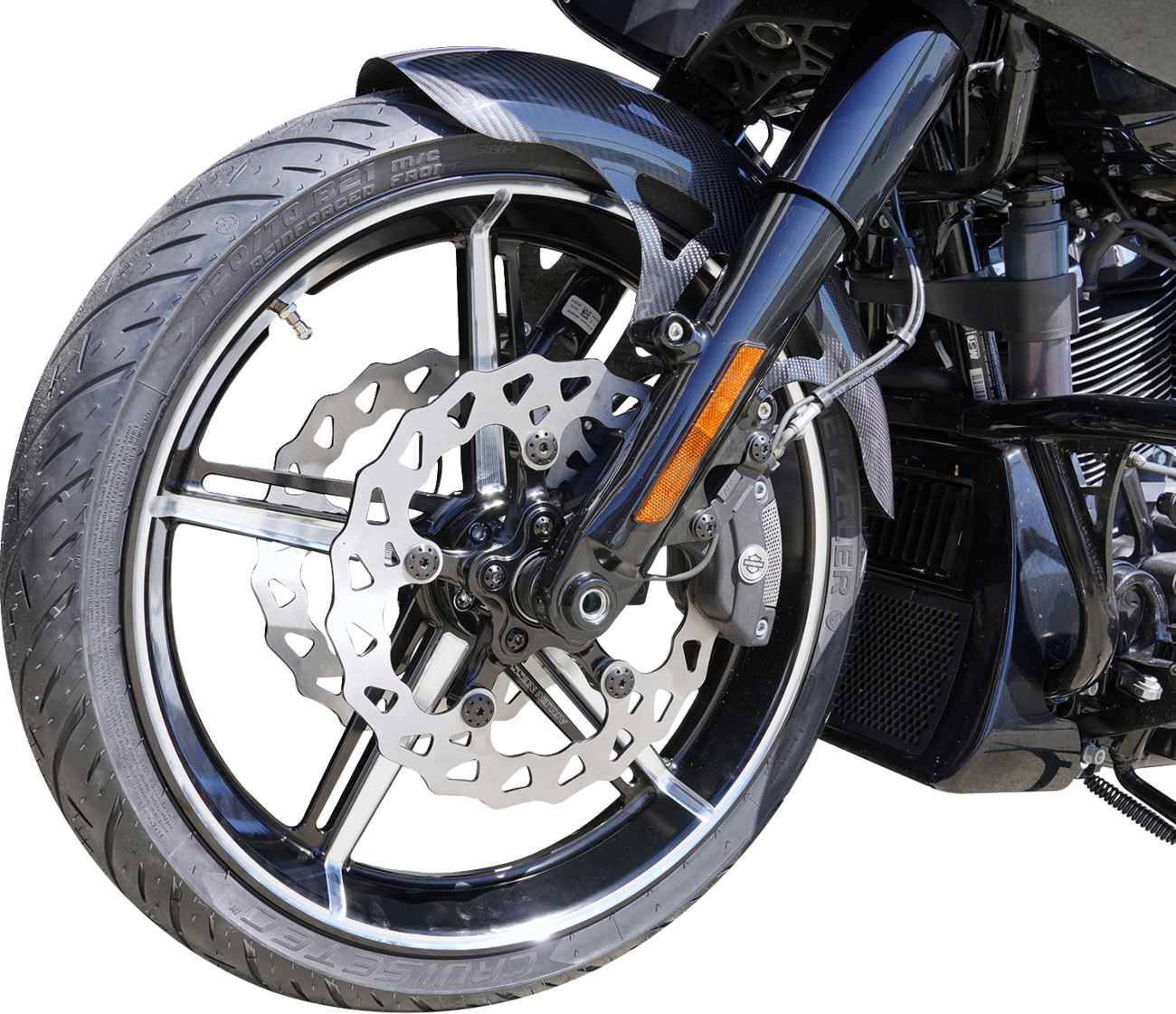 ARLEN NESS Wheel with Hub/Adapter - Factory 24 - Front - Black/Contrast Cut - 21x3.5 91-654