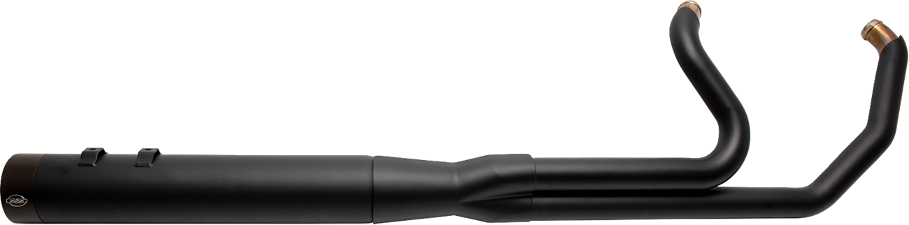 S&S CYCLE 2-into-1 Sidewinder Exhaust System - 50 State - Black - Touring '07-'16 550-0772