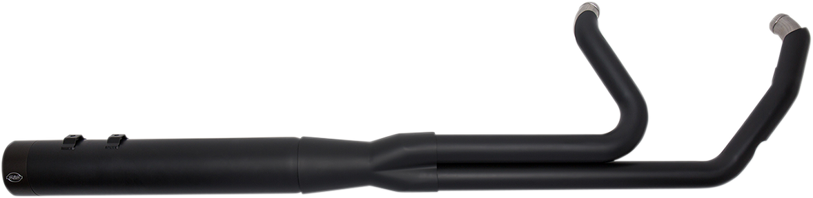 S&S CYCLE 2-into-1 Sidewinder® Exhaust System - FL M8 - Black Ceramic 550-0729