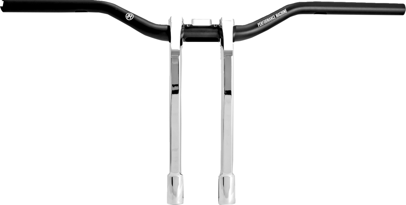 PERFORMANCE MACHINE (PM) Phatbar & Riser Kit - Internal Wiring - 11-1/2" - Chrome 0208-2197M-CH