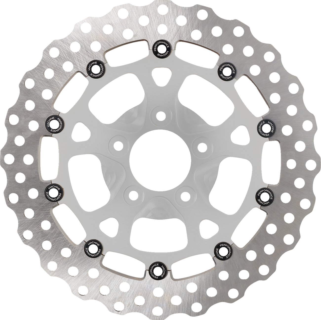 PERFORMANCE MACHINE (PM) Disc Carr Dominator - 320 mm X .20 FF - Front - Chrome 0133-2606S-CH