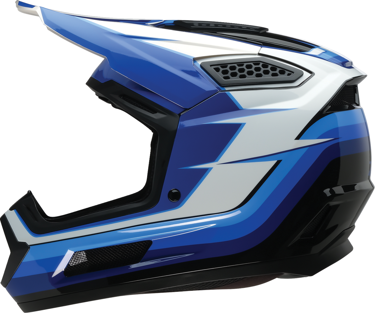 Z1R Dirt Maxx Helmet Vortex Blue/White XL - Part Number 0110-9332