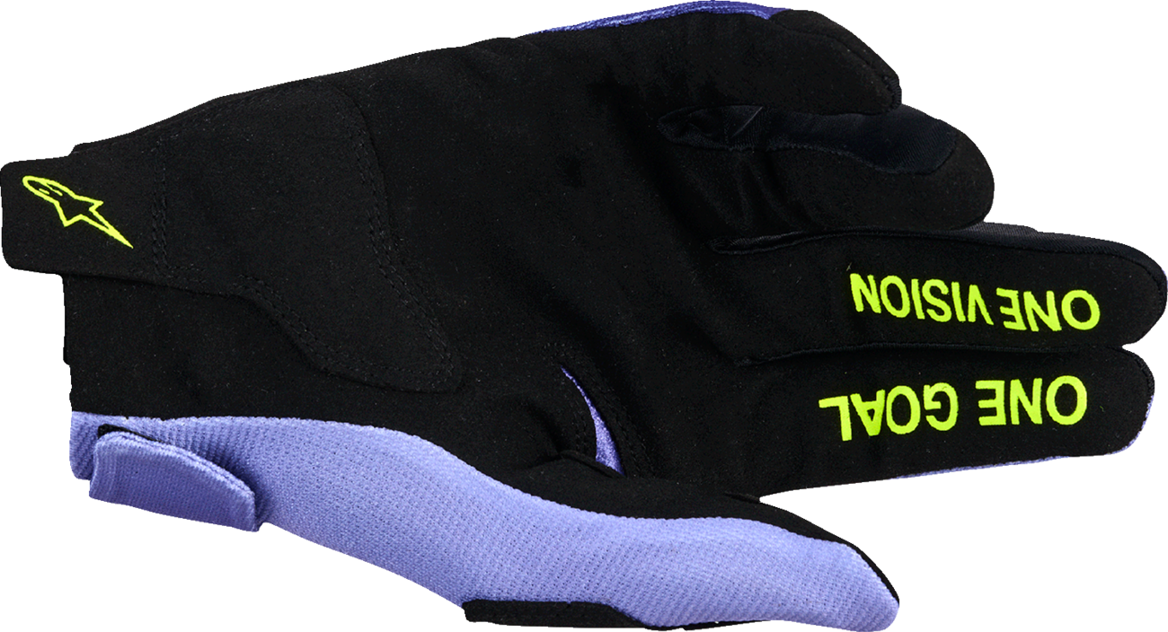 ALPINESTARS Radar Gloves - Purple/Fluo Yellow - XL 3561824-3175-XL