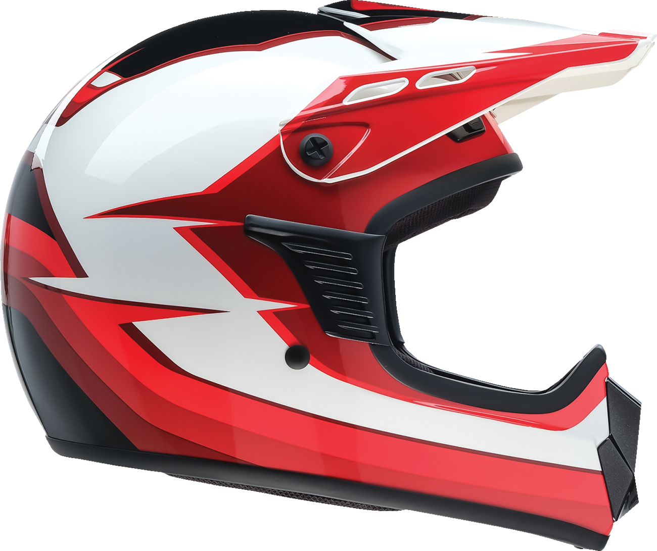 Z1R Youth Dirt Maxx Helmet - Vortex - Red/White - Small 0111-1717
