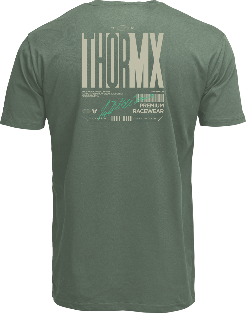 THOR Signature T-Shirt - Olive - XL 3030-25135