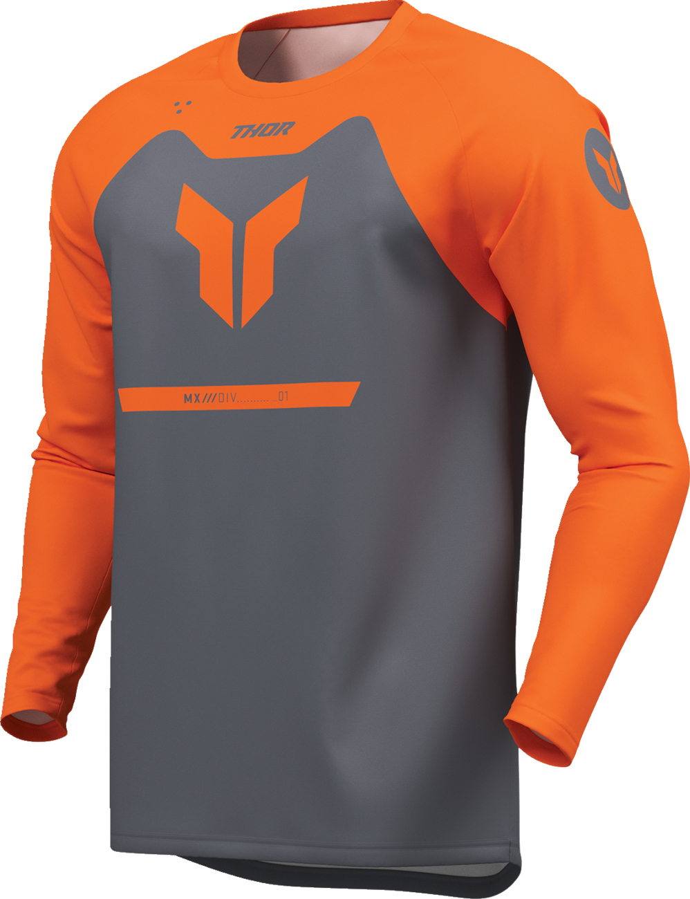 THOR Youth Ridemode Menace Jersey - Charcoal - XS 2912-2695