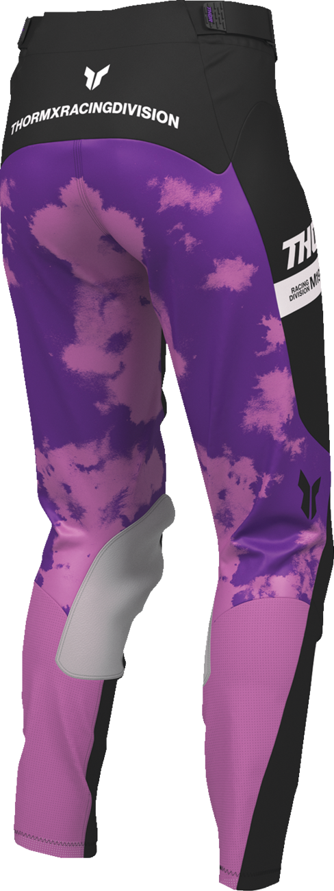 THOR Women's Launchmode Bleach Pants - Black/Orchid - US 9/10 2902-0428