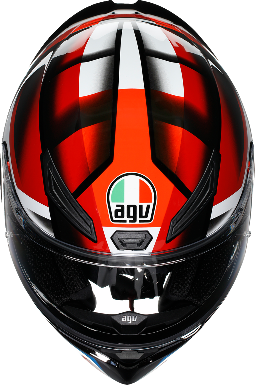 AGV K1 S Helmet - Fastlap - Black/Red/Blue - 2XL 21183940180662X