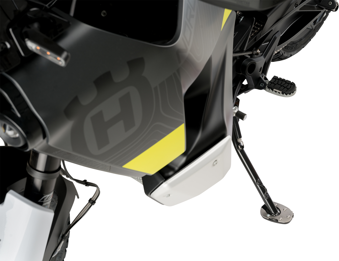 PUIG HI-TECH PARTS Kickstand Pad Extension - KTM | Husqvarna - Adventure | Norden 20176N