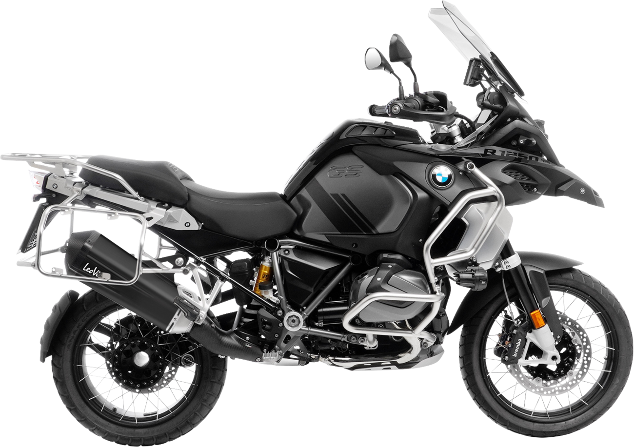 LEOVINCE LV-12 R Slip-On Muffler - Black - BMW R 1200 GS 15310BU