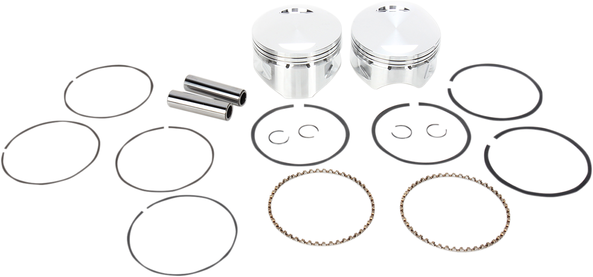 S&S CYCLE Piston Kit - For 113" Super Sidewinder® - 4.000" - Standard 92-1410