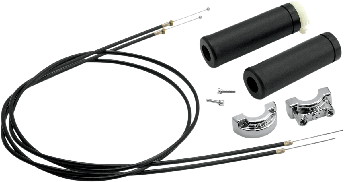 S&S CYCLE Universal Throttle Assembly Kit - 48" 19-0229