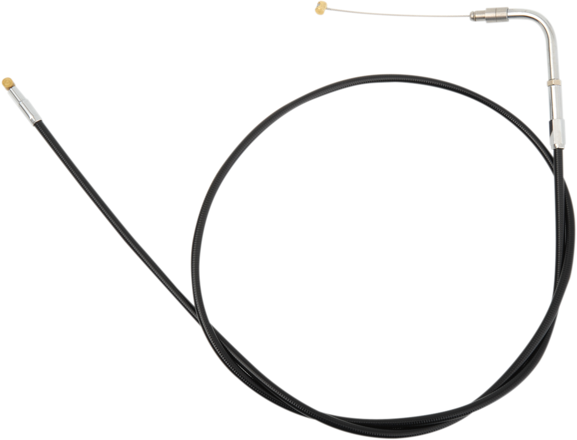 S&S CYCLE Black Vinyl Throttle Cable - 48" - Black 19-0464