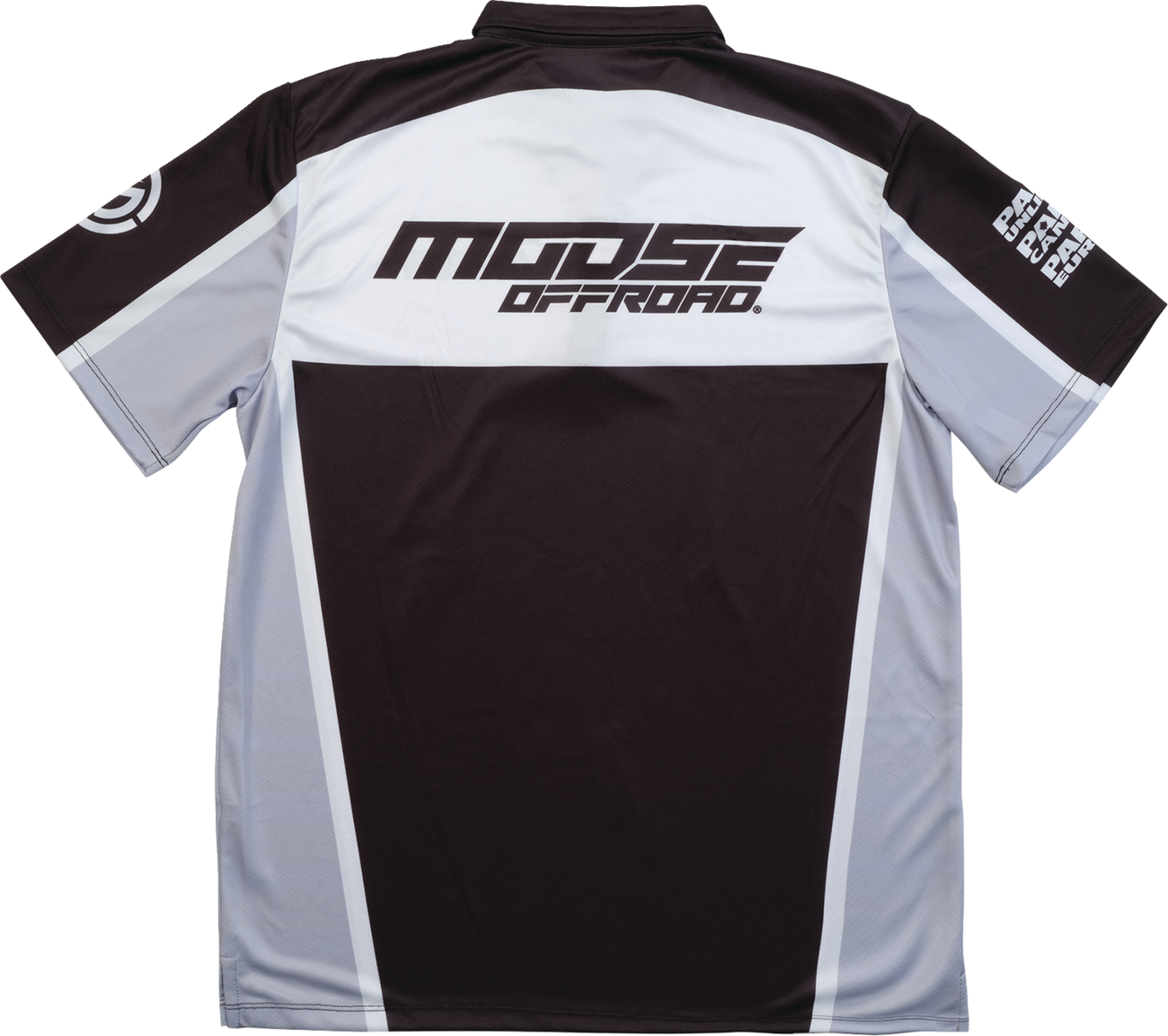 MOOSE OFFROAD Moose Pit Shirt - Black/Gray/White - Large MRS01DS01BKWHLR