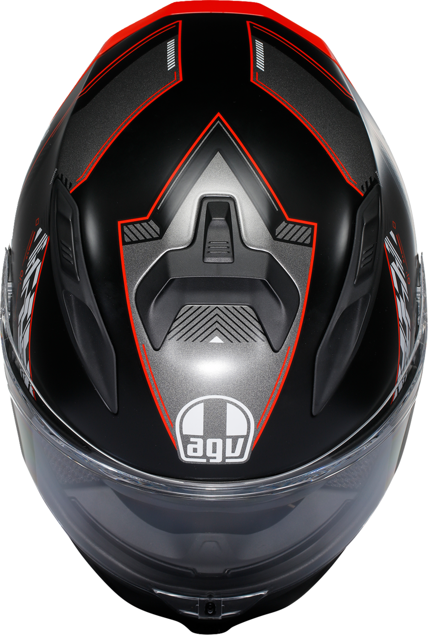 AGV K7 Helmet - Kyber - Matte Black/Red - 2XL 2118399004-008-XXL