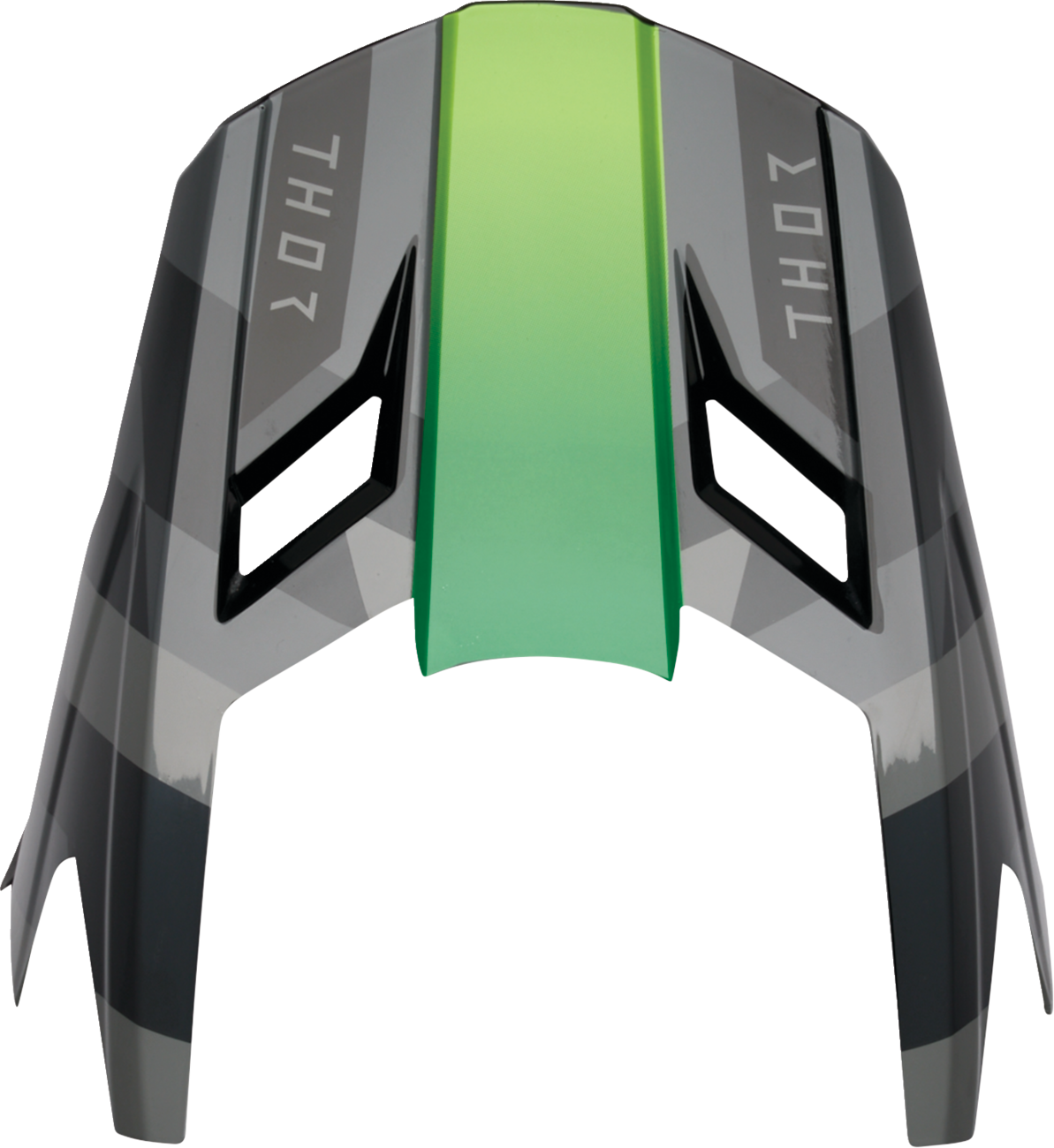 THOR Youth Fleet Visor Kit - Camber - Black/Green 0132-1994