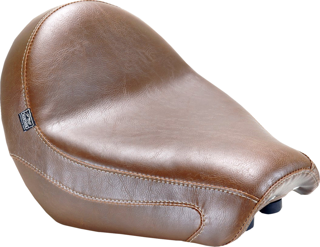 MUSTANG Tripper™ Solo Seat - Distressed Brown - Smooth Toast Stitch - Rebel 1100 '21-'25 84154