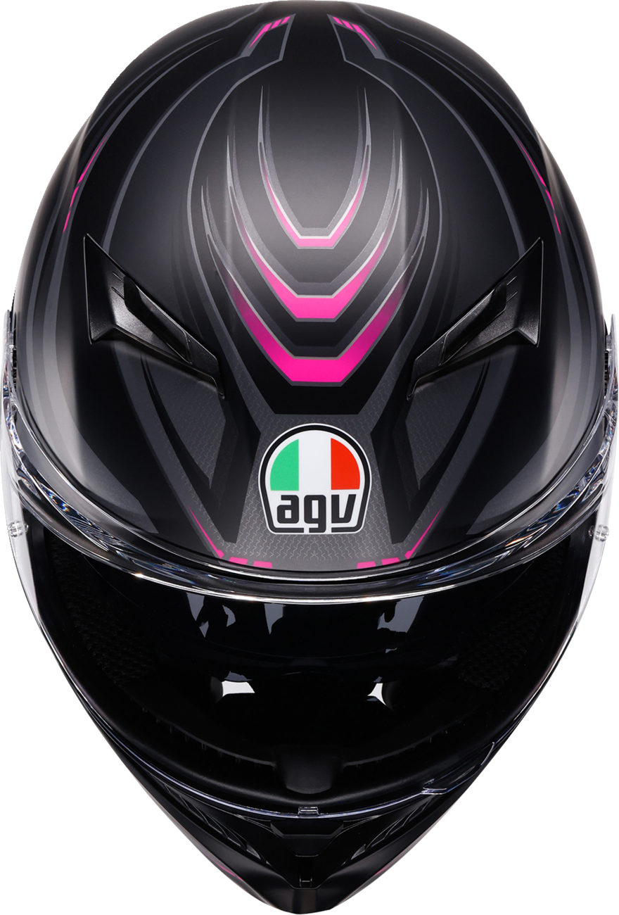 AGV K3 Helmet - Syth - Matte Black/Pink - XS 2118381004-025-XS