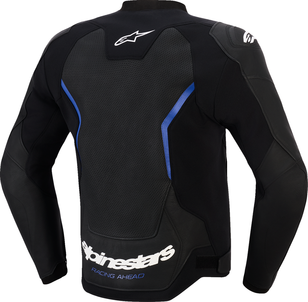 ALPINESTARS GP Force v2 Leather Airflow Jacket - Black/Metallic Blue - US 44 / EU 54 3100326-1591-54