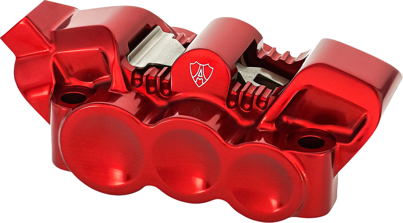 ARLEN NESS Monoblock Radial Brake Caliper - 100 mm - Left - Red 320-136