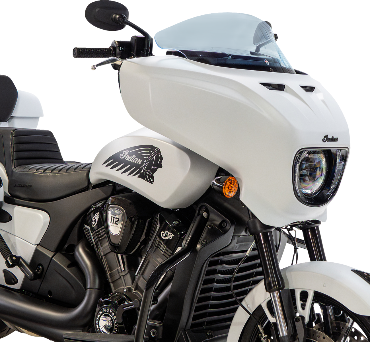 KLOCK WERKS Windshield - 9" - Blue Ice - Chieftain PowerPlus/Roadmaster PowerPlus KWW-04-0650